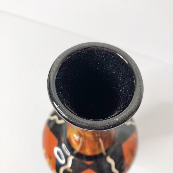 Vintage Tipi Pottery AZ Southwestern Vase Arizona Glazed Earth Tones Signed - Picture 9 of 10